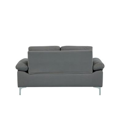 Algo 2-Seater Fabric Sofa - Grey - With 2-Year Warranty